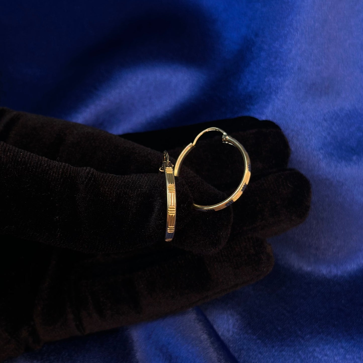 10k gold hoop