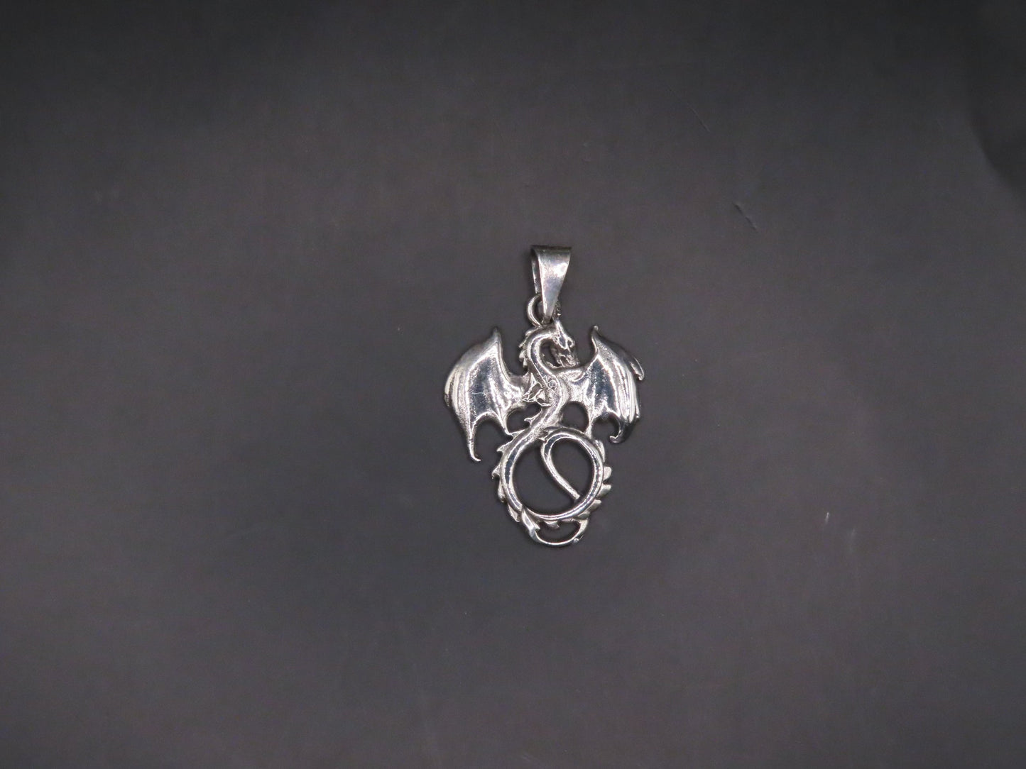 925 silver dragon pendant