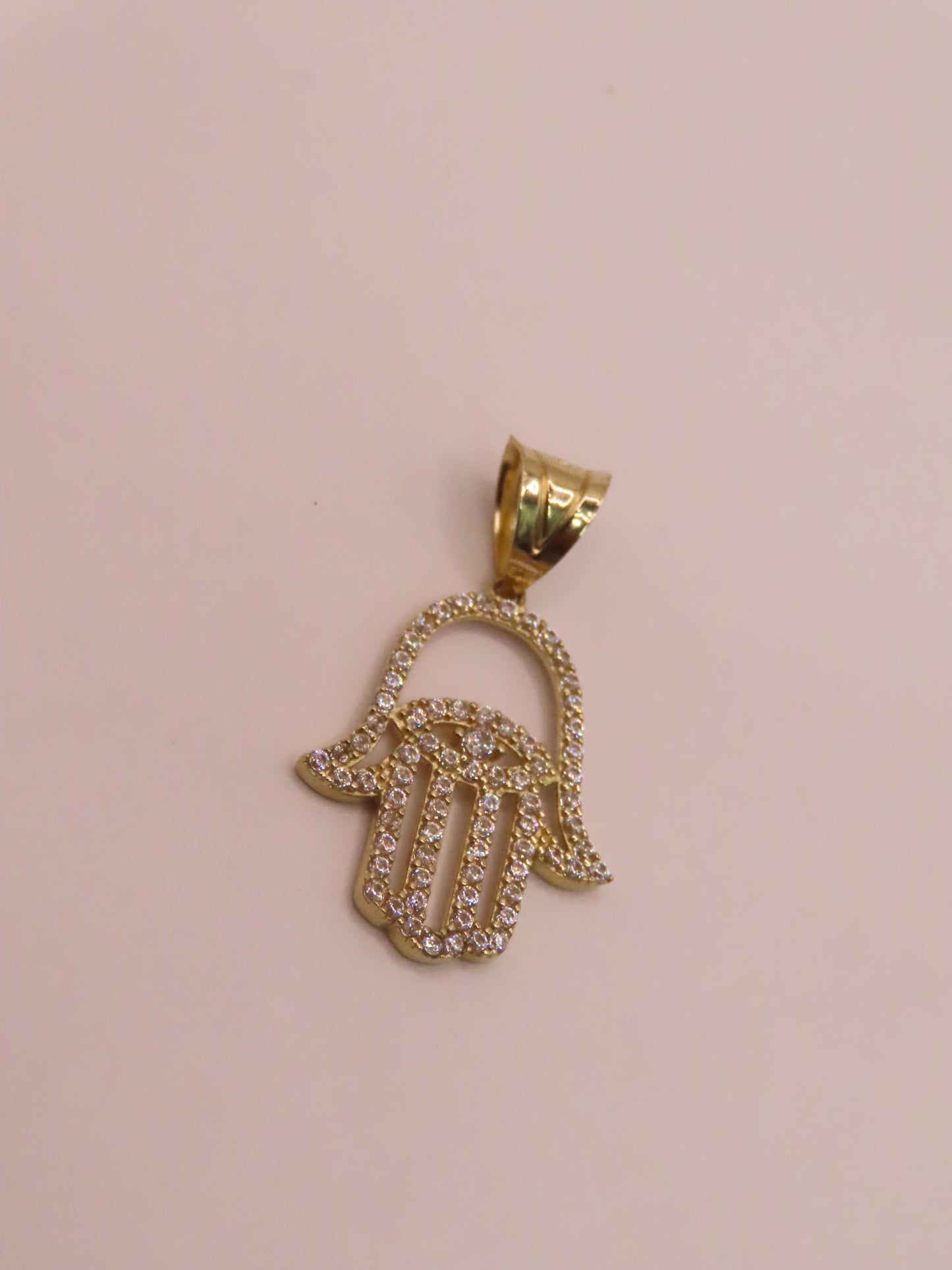14k Gold Hamsa hand