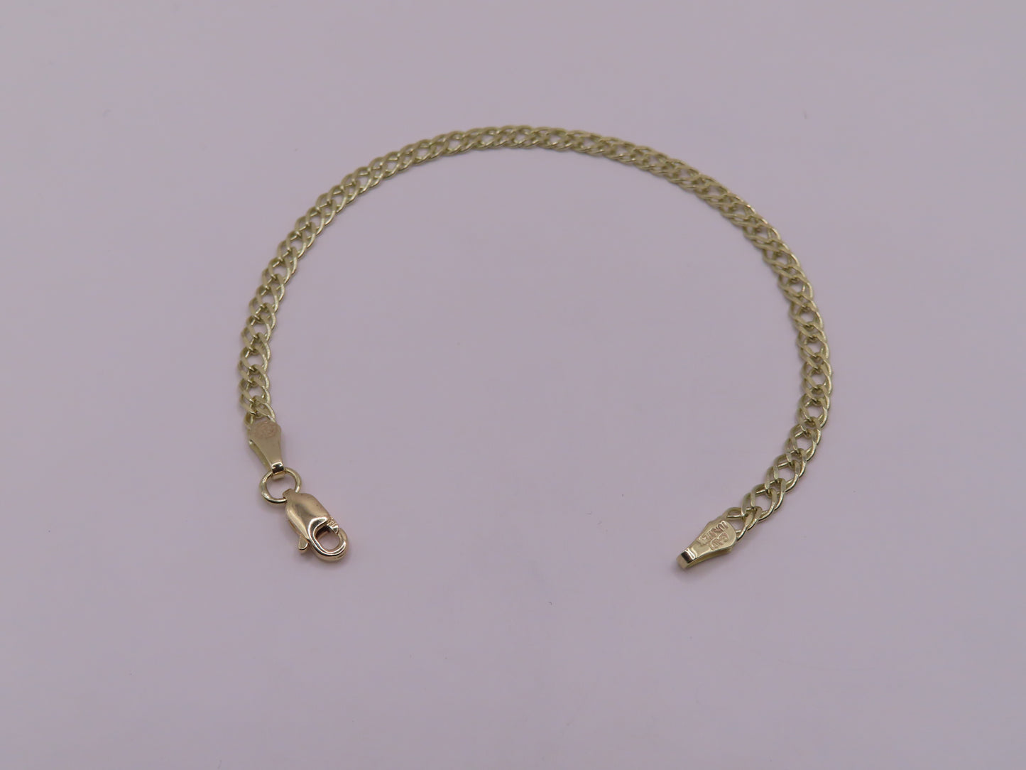 10k gold Rambo bracelet 7in/4mm(3.64g)