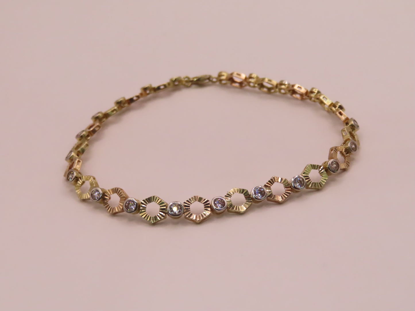 14k 3tones Gold bracelet