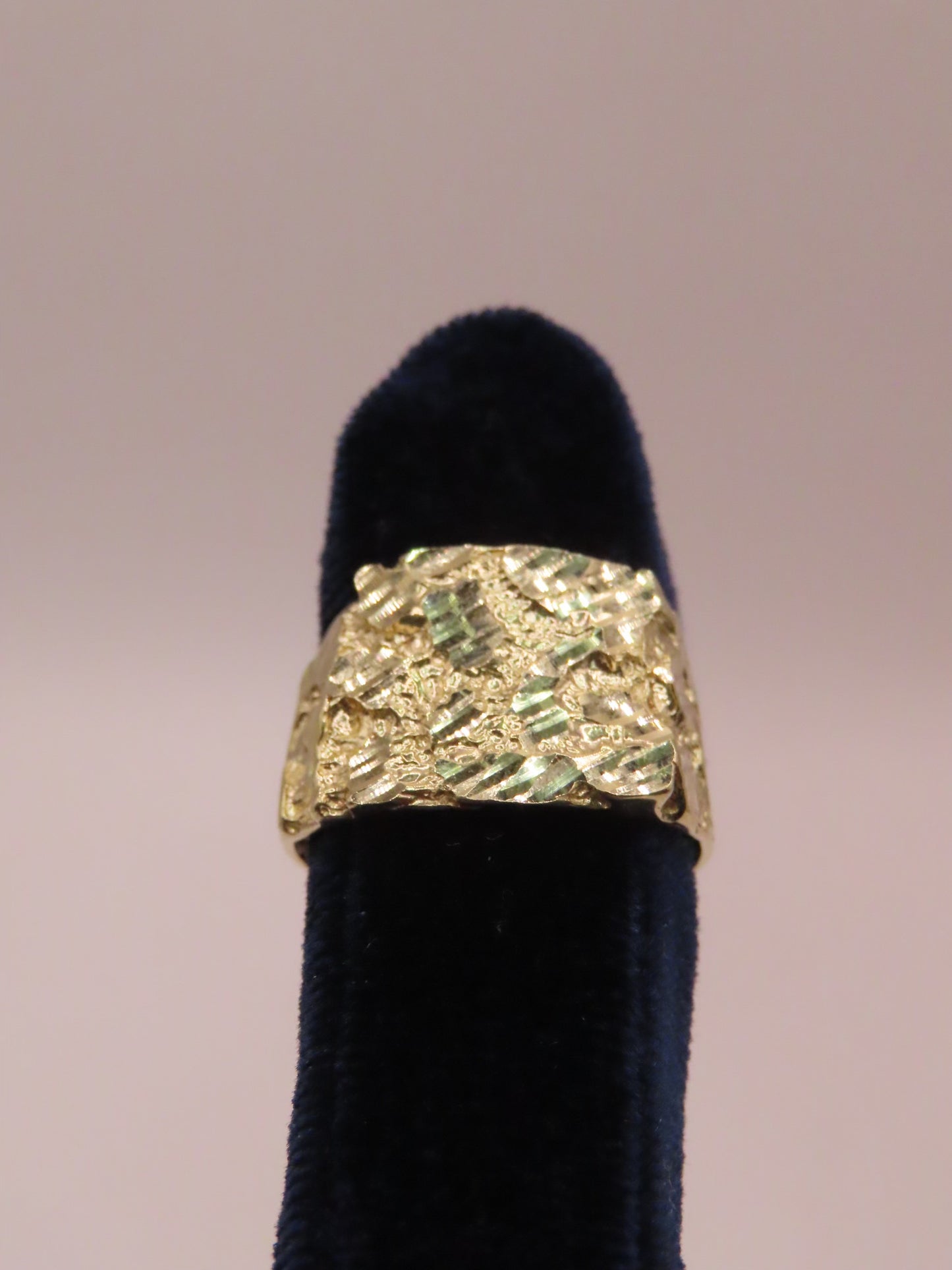 14k Gold Nugget Ring