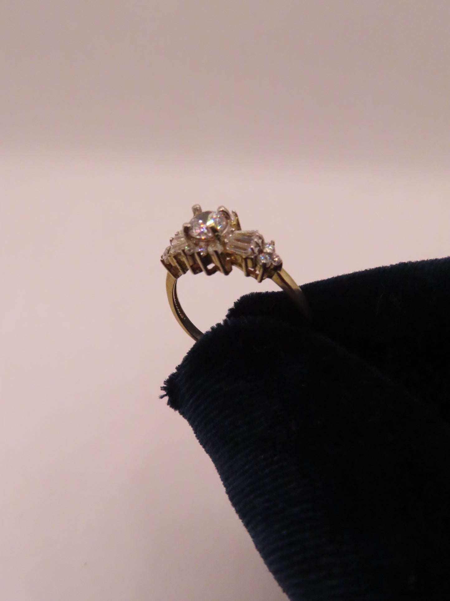 10k gold Princess ring