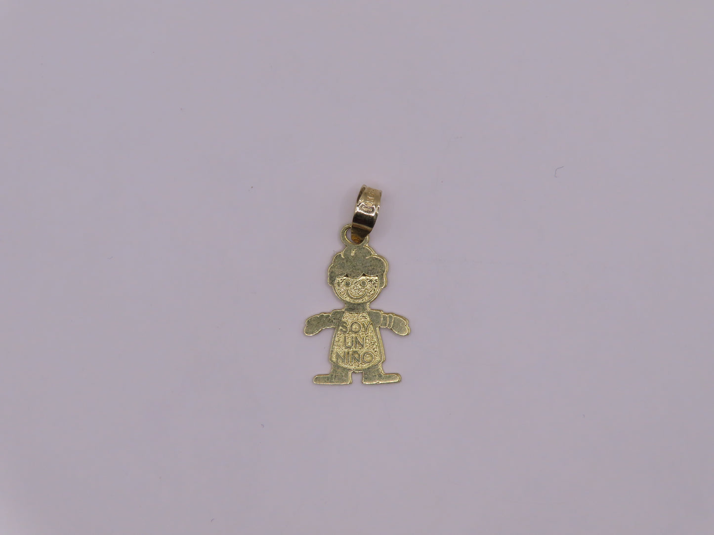 10k Gold boy pendant