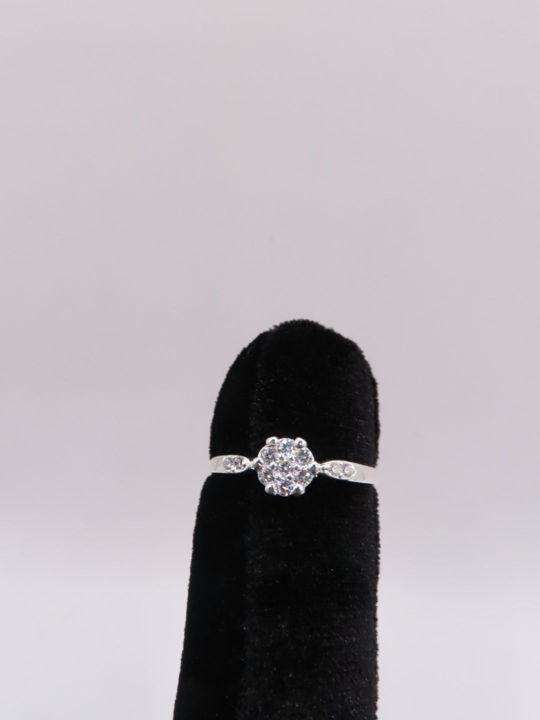 925 silver flower ring