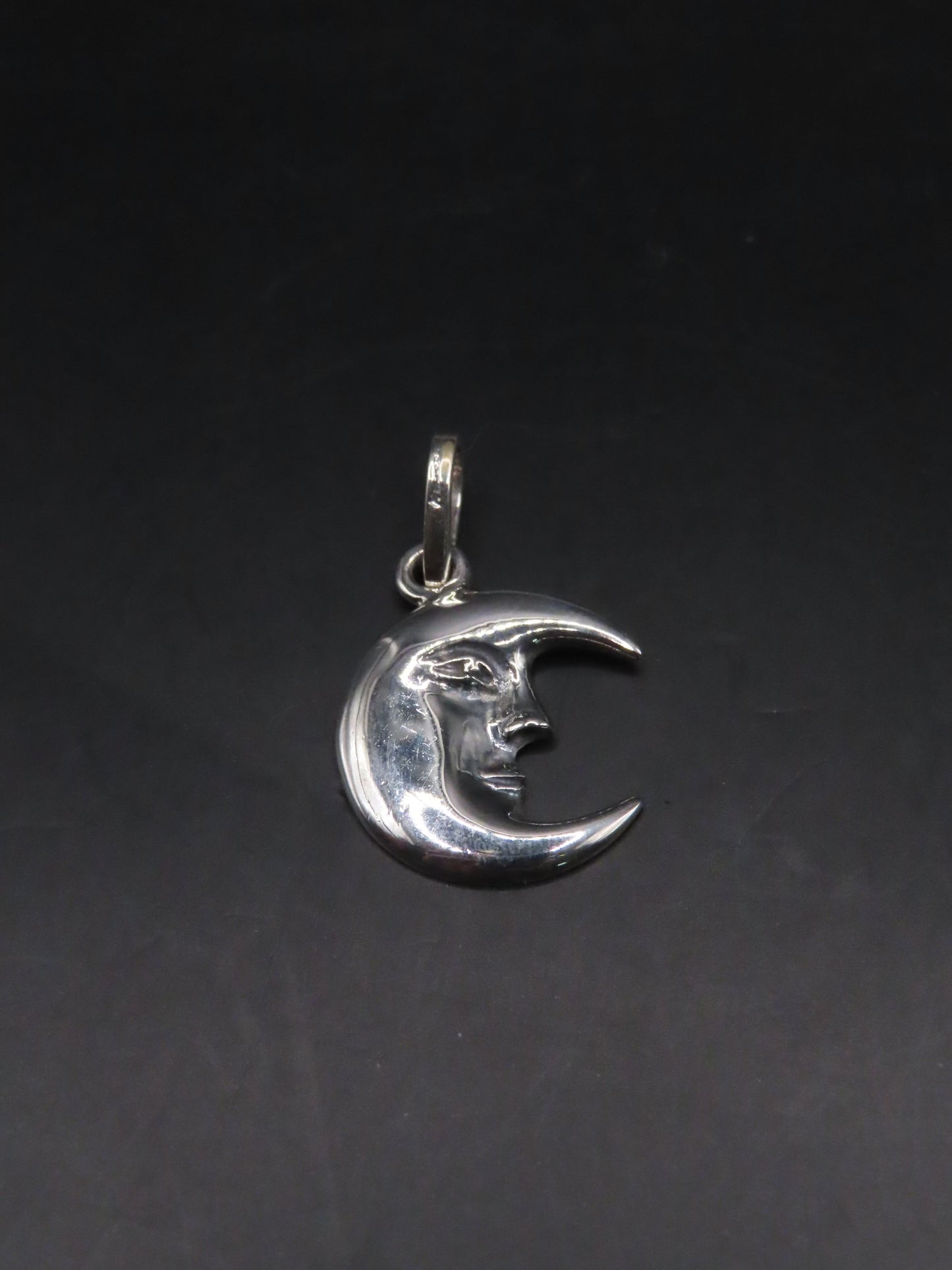 925 silver moon pendant