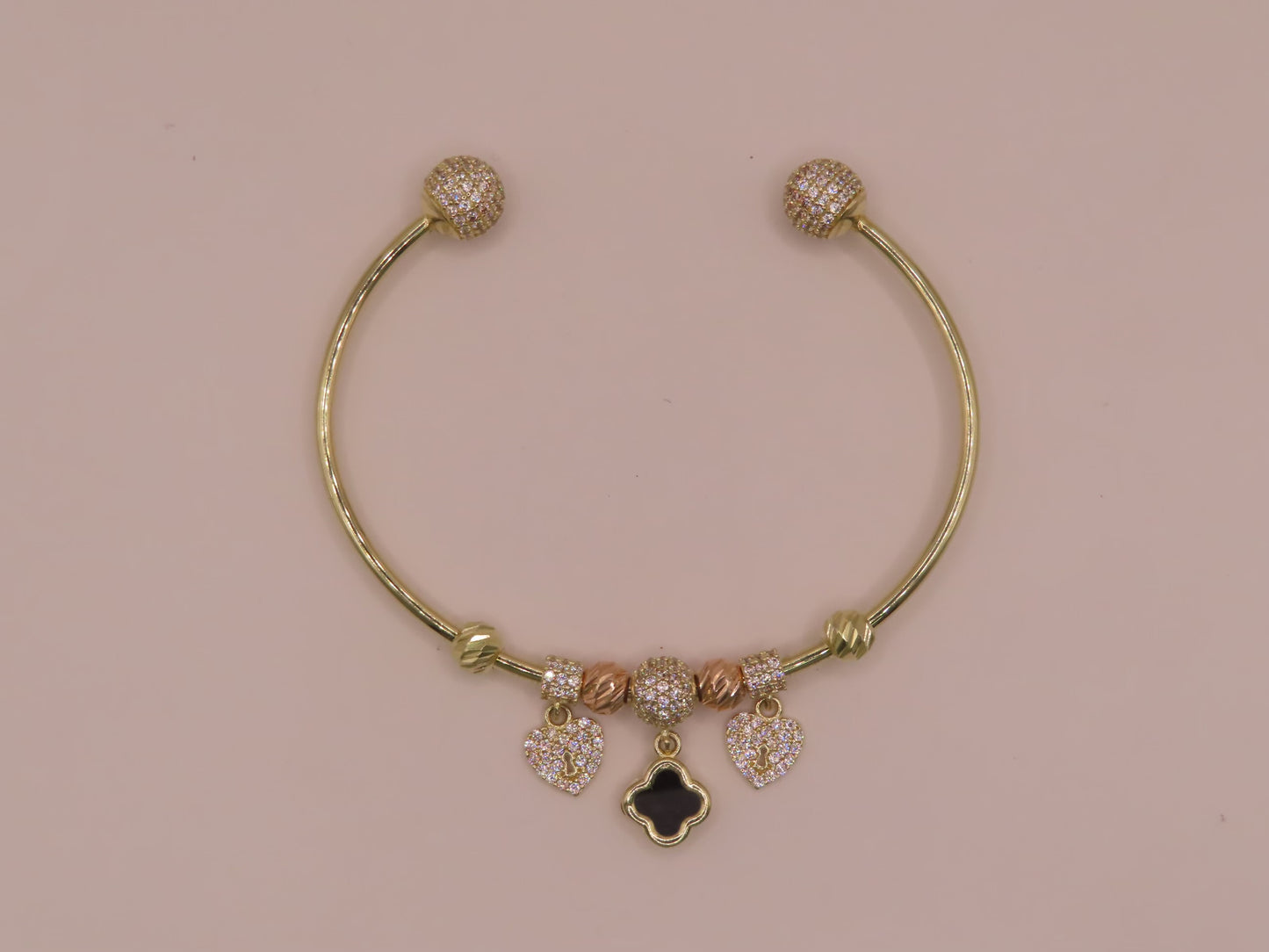 2 tones gold bracelet