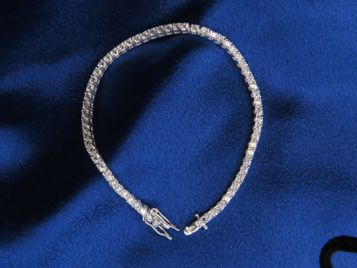 Tenis bracelet w/cz 7.5in