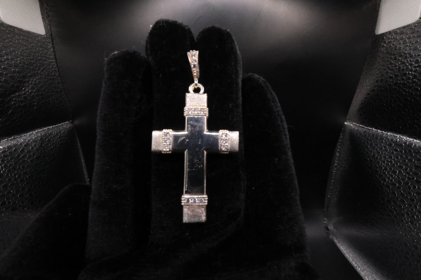 Cross pendant 925 silver