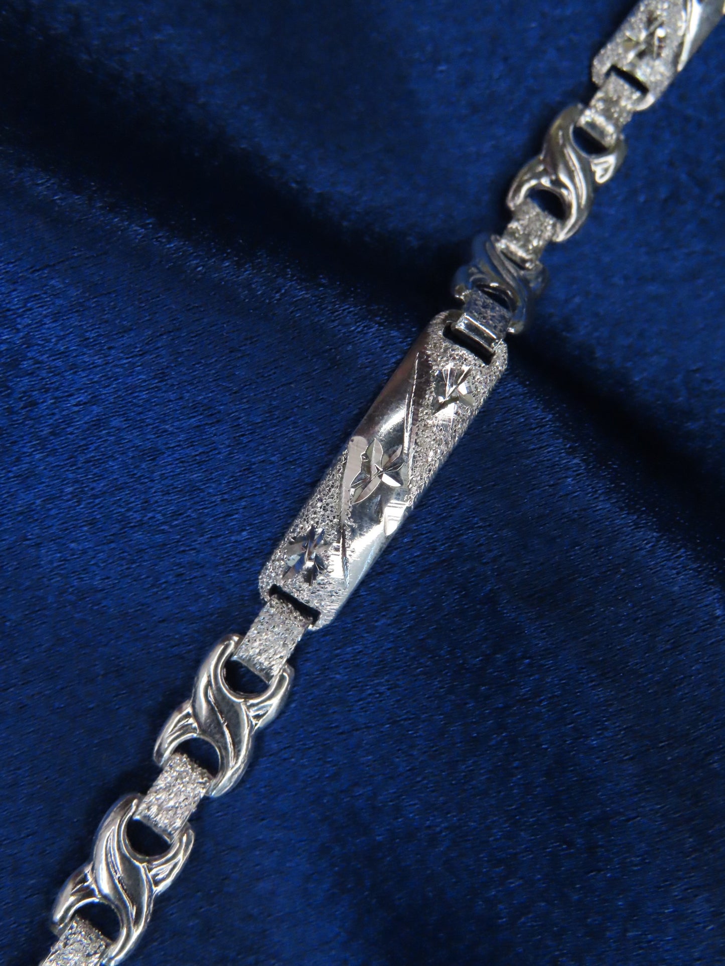 925 silver bracelet 7.5in