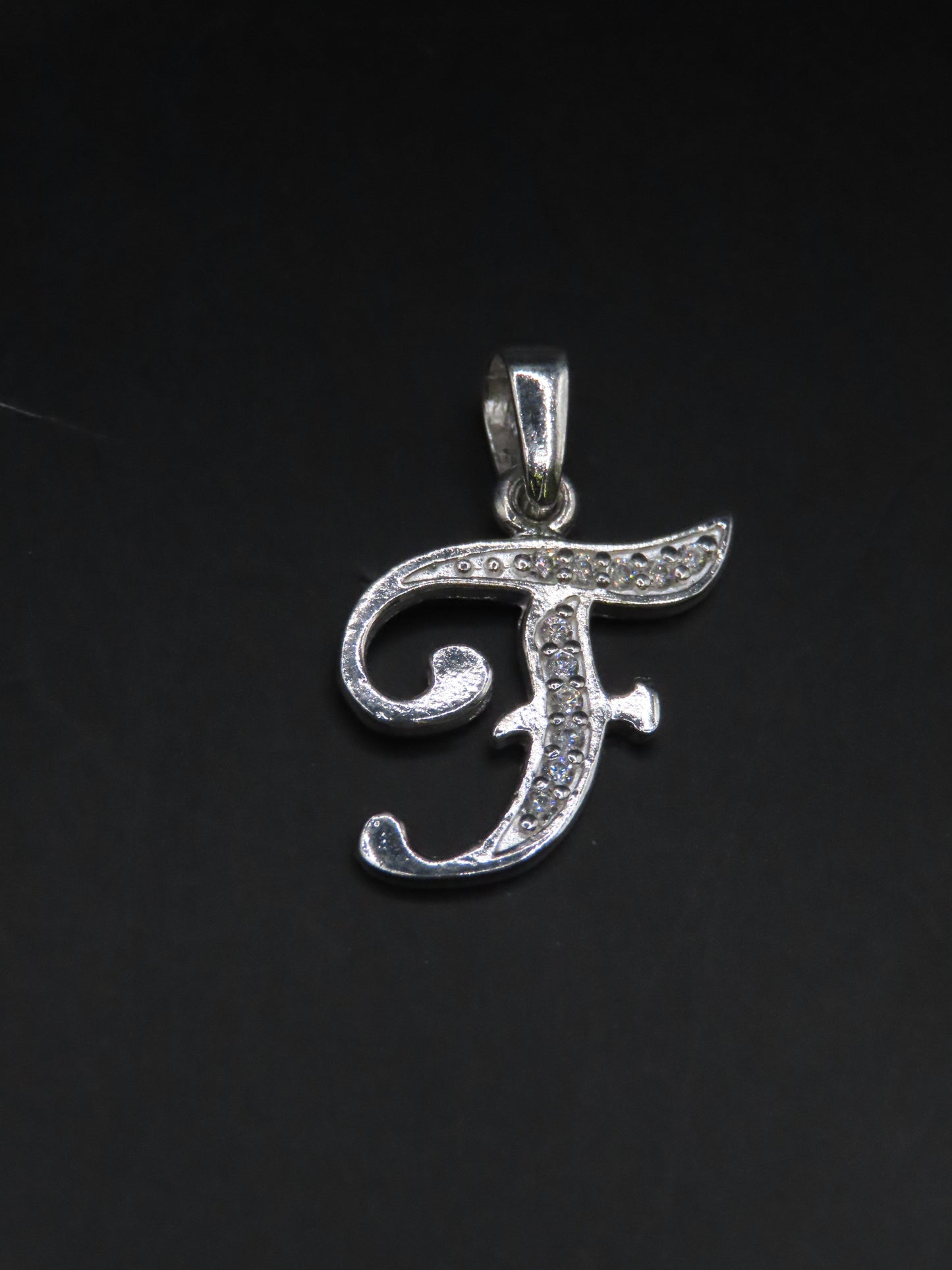 “F” 925 SILVER LETTER