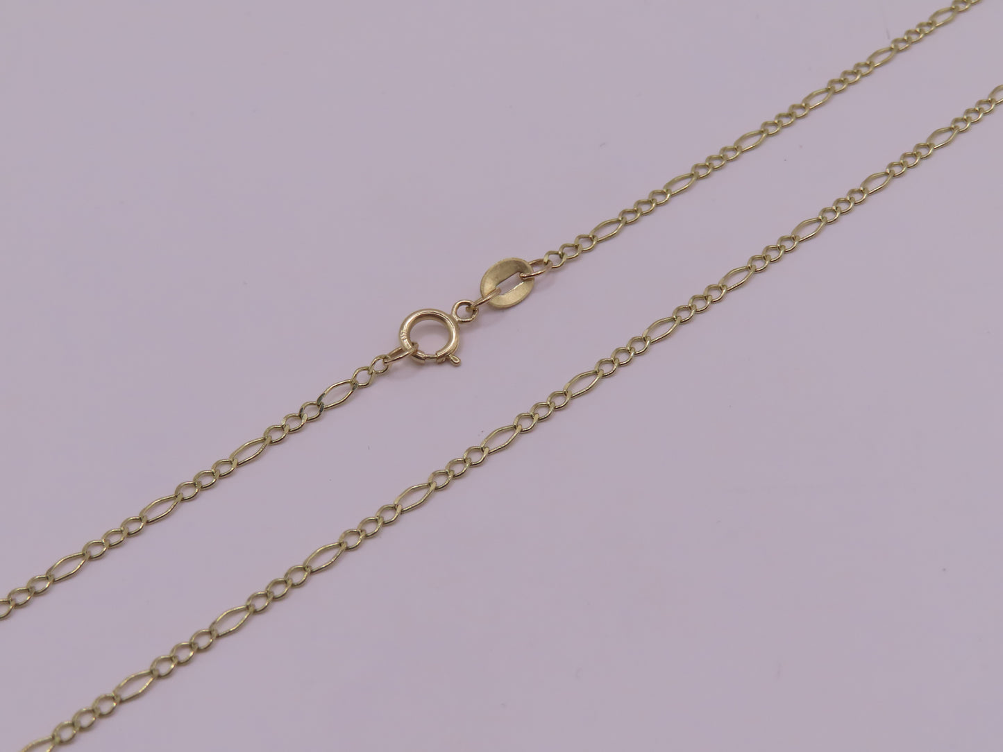 10k gold figaro chain 20in/3mm