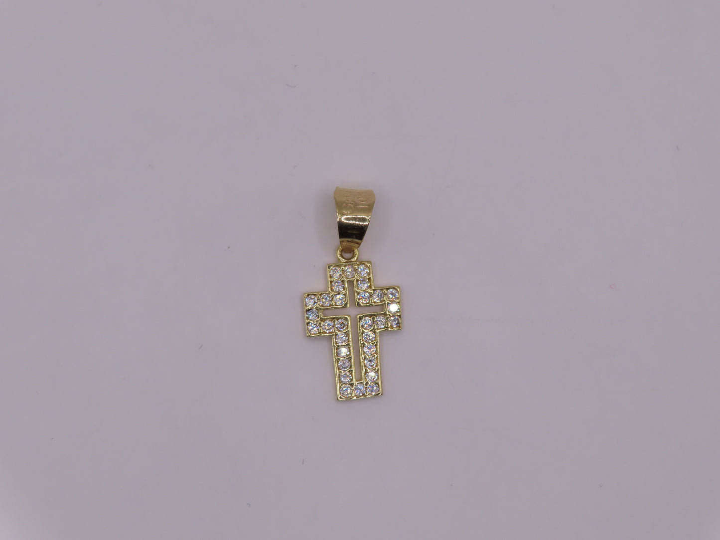 10k Gold mini Cross .8in (1g)