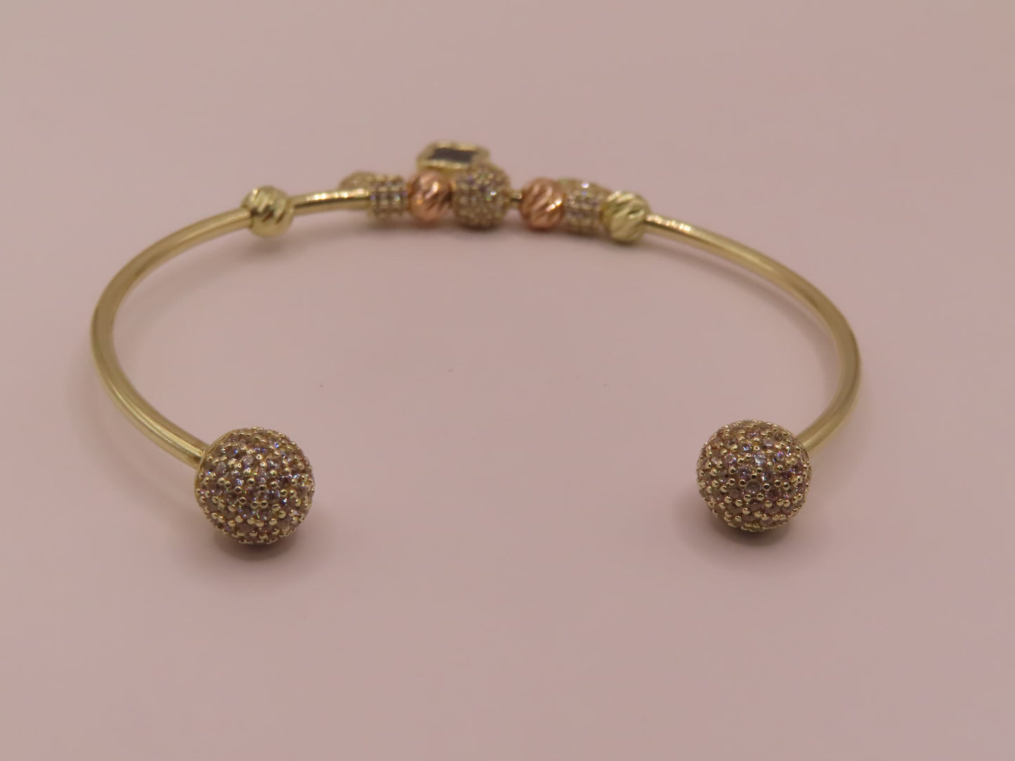 2 tones gold bracelet