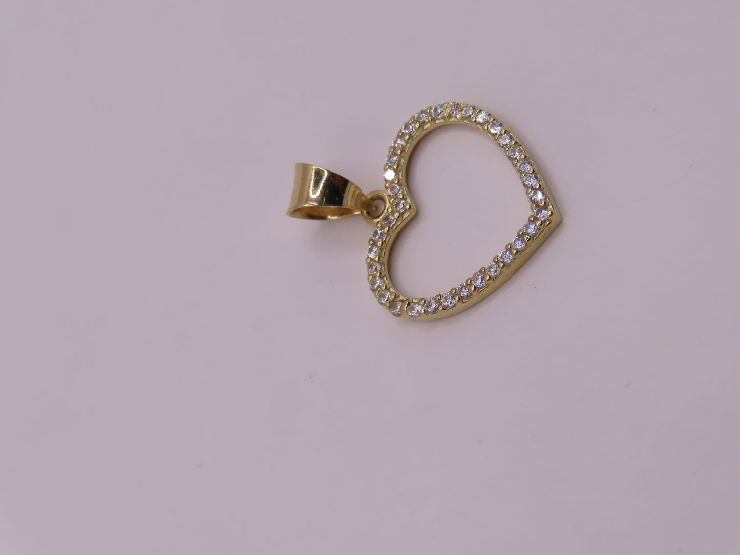 10k Gold Heart .8in (1.08g)