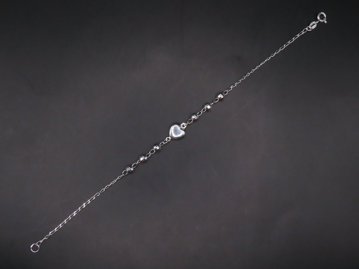 925 silver heart bracelet