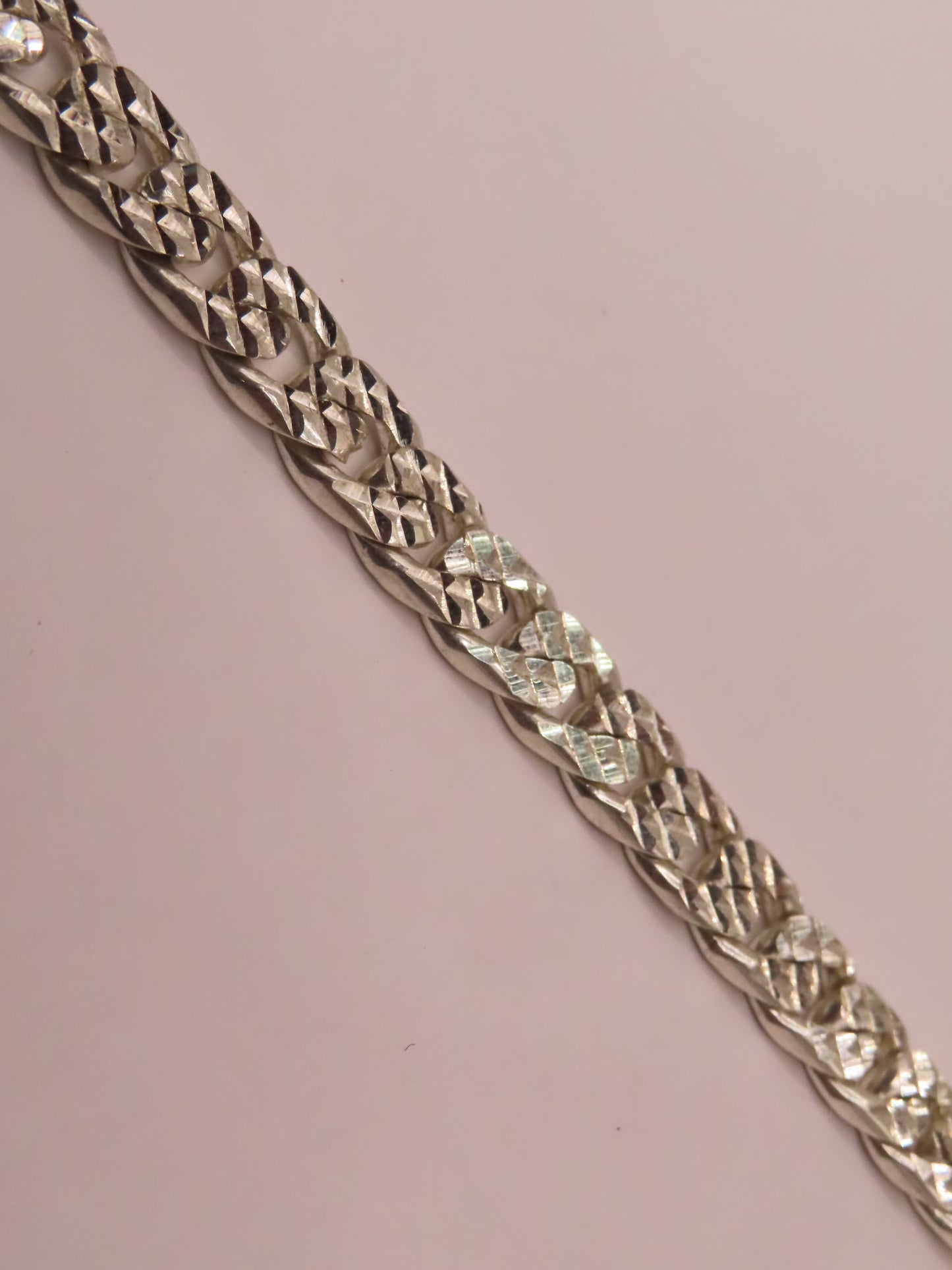 925 silver cuán Link bracelet 9in/8mm