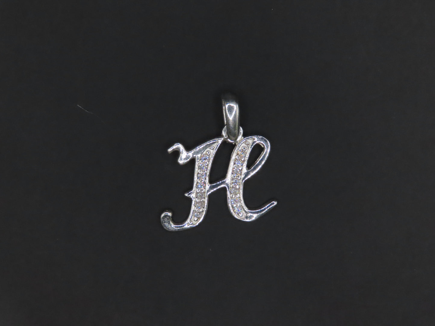 “H” 925 SILVER LETTER