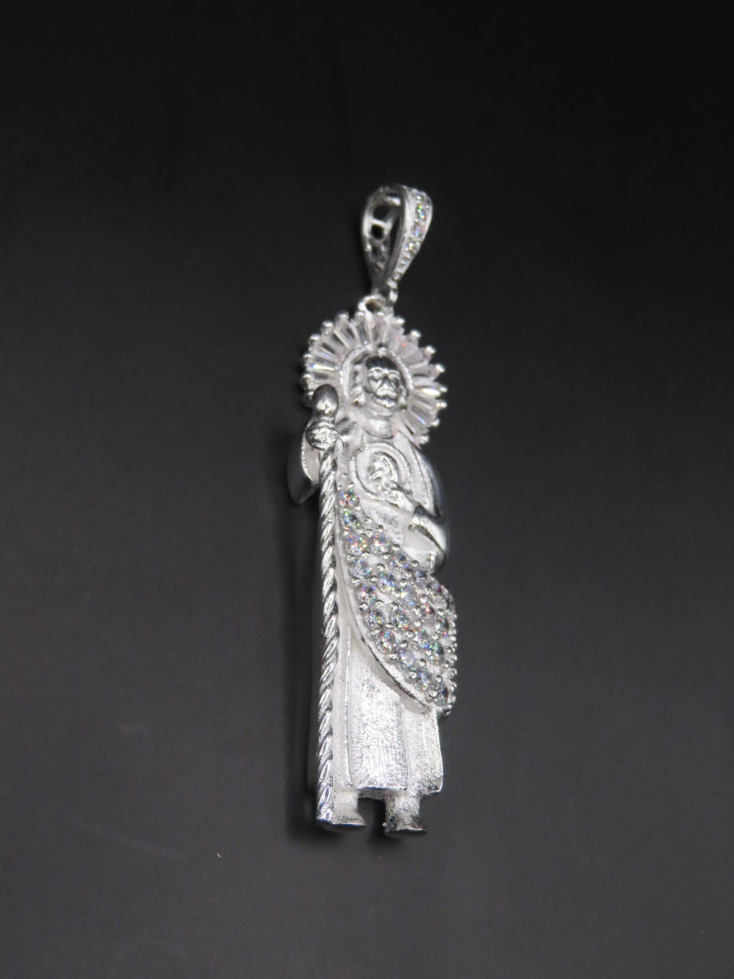 925 silver San Judas 2.5in