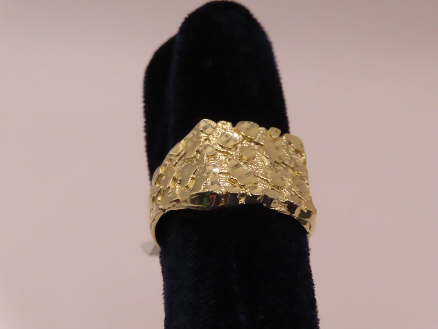 14k Gold Nugget Ring