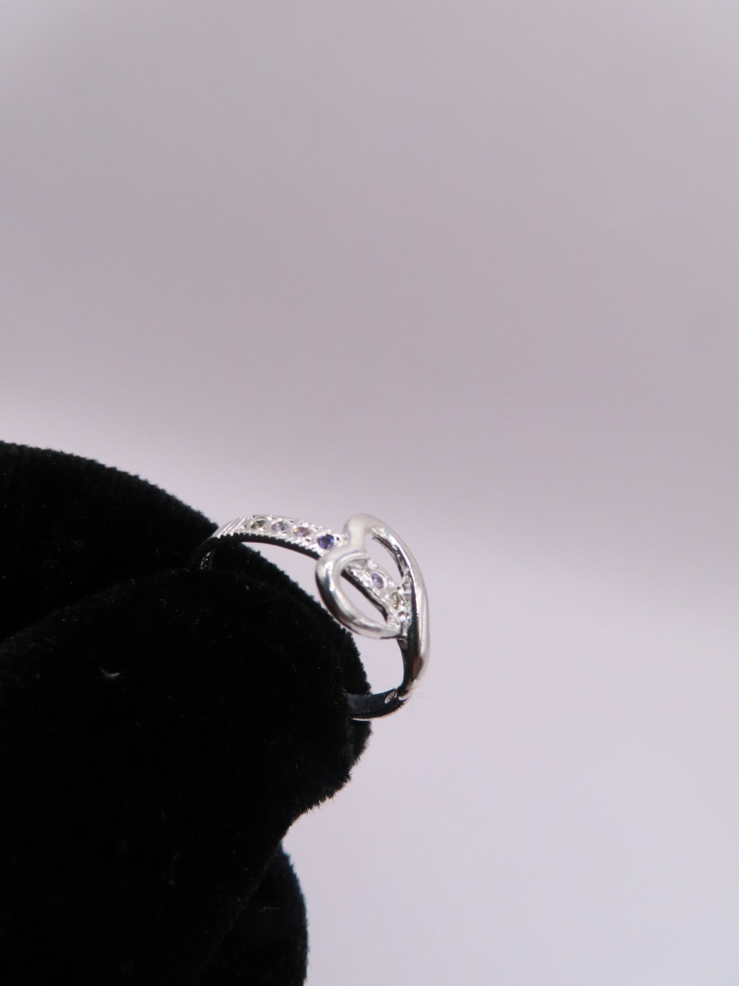 925 silver heart ring