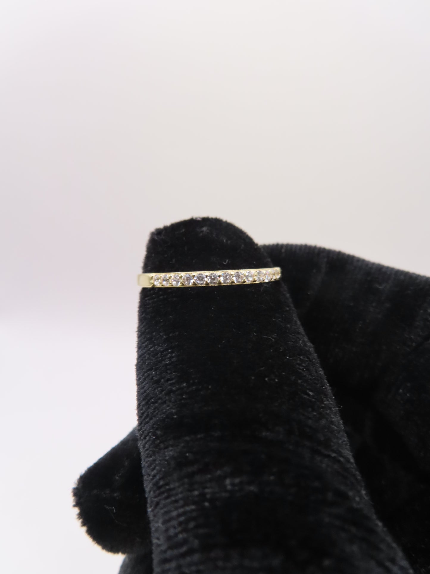 10K GOLD CHANNEL RING size 7.5