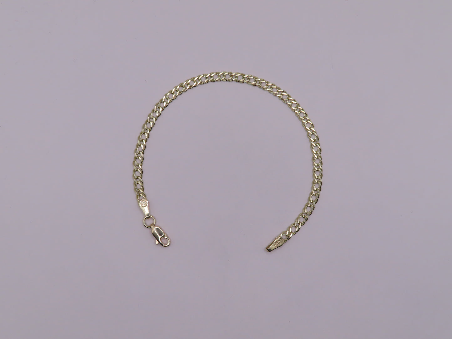 10k gold Rambo bracelet 7in/4mm(3.64g)
