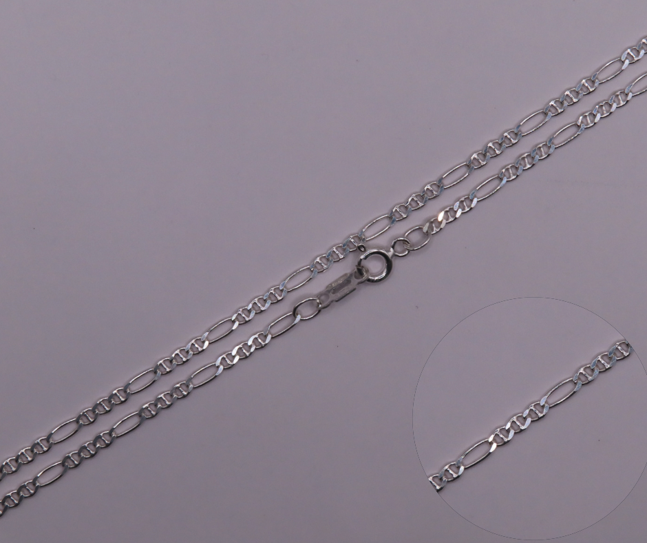 Mini Figaro Chain 21.5IN/2MM
