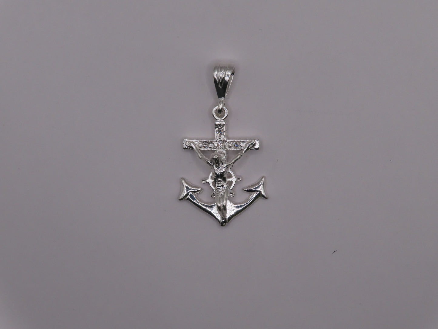 Anchor with Jesus 4cm