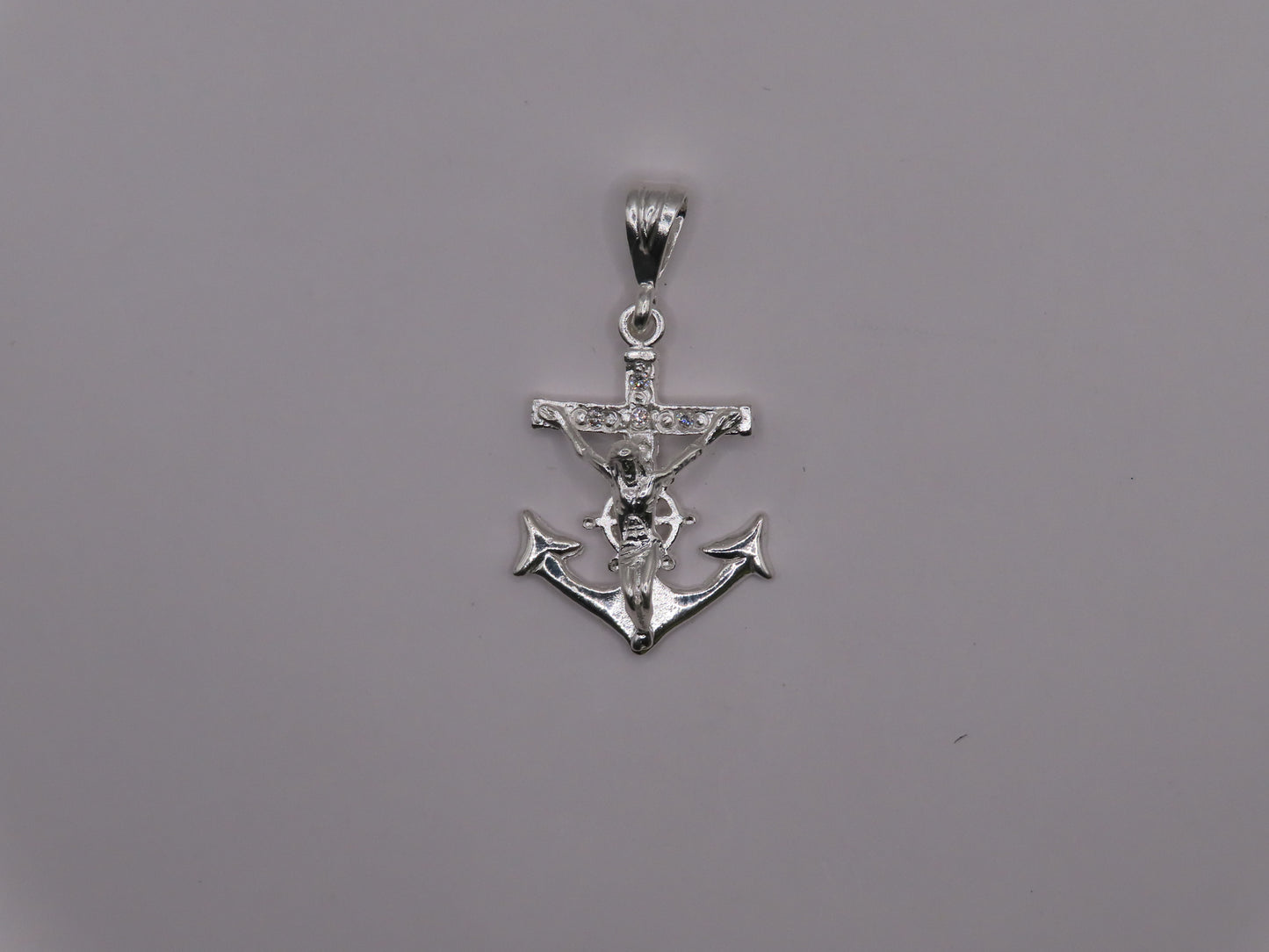 Anchor with Jesus 4cm