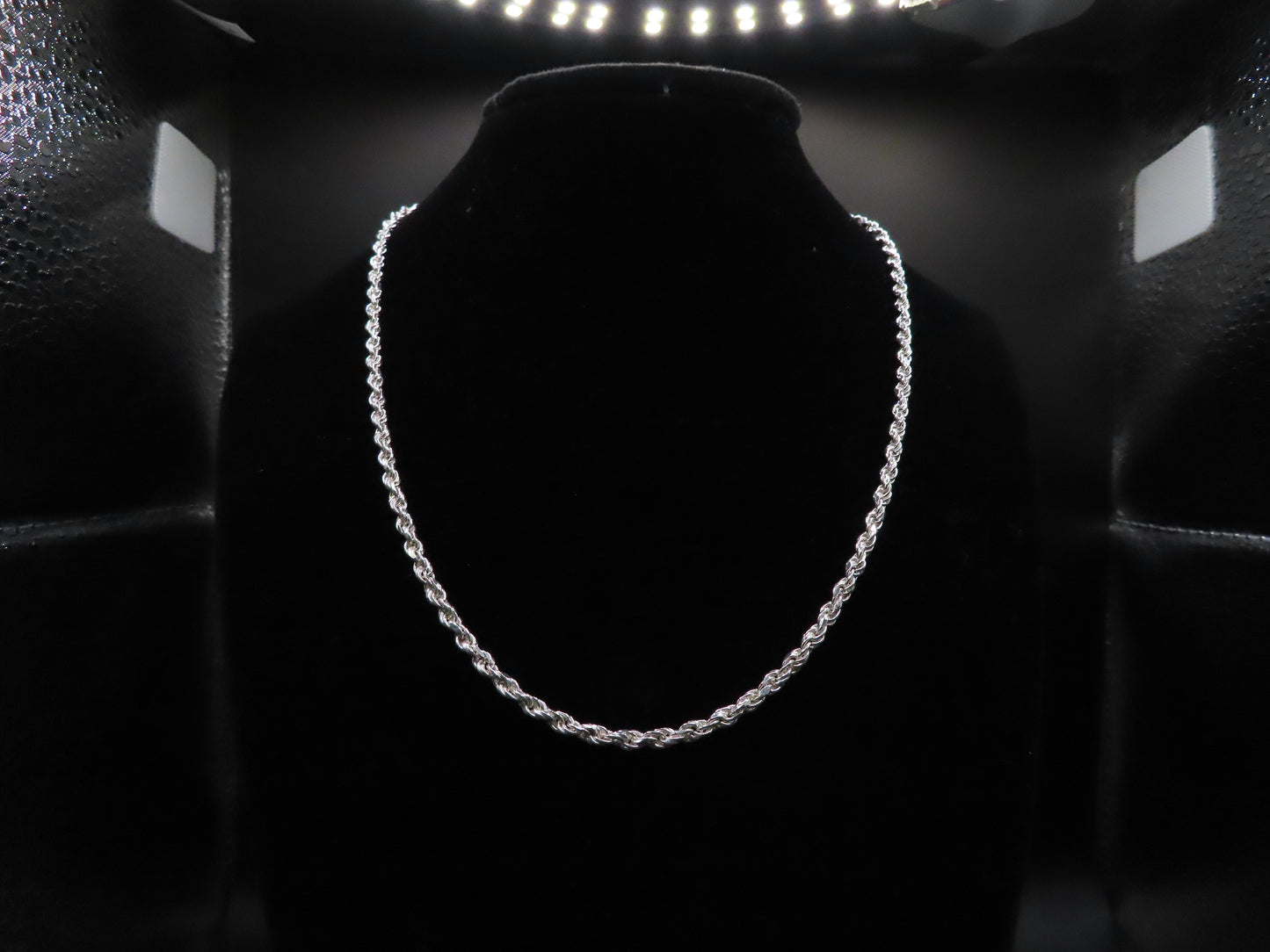 Rope chain 17in/3mm