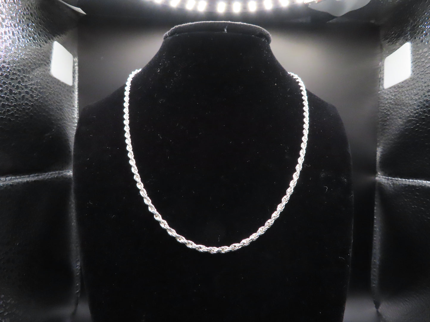 Rope chain 17in/3mm