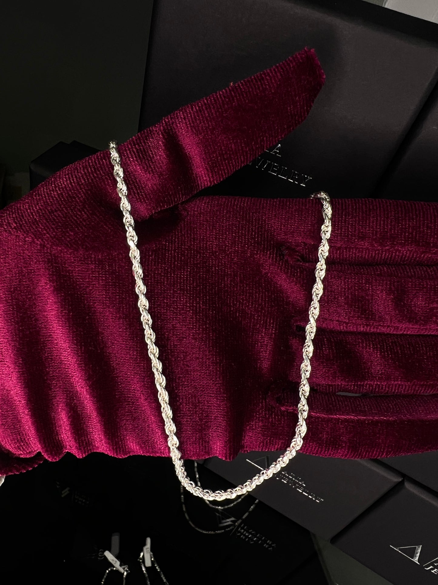 Rope chain 17in/3mm