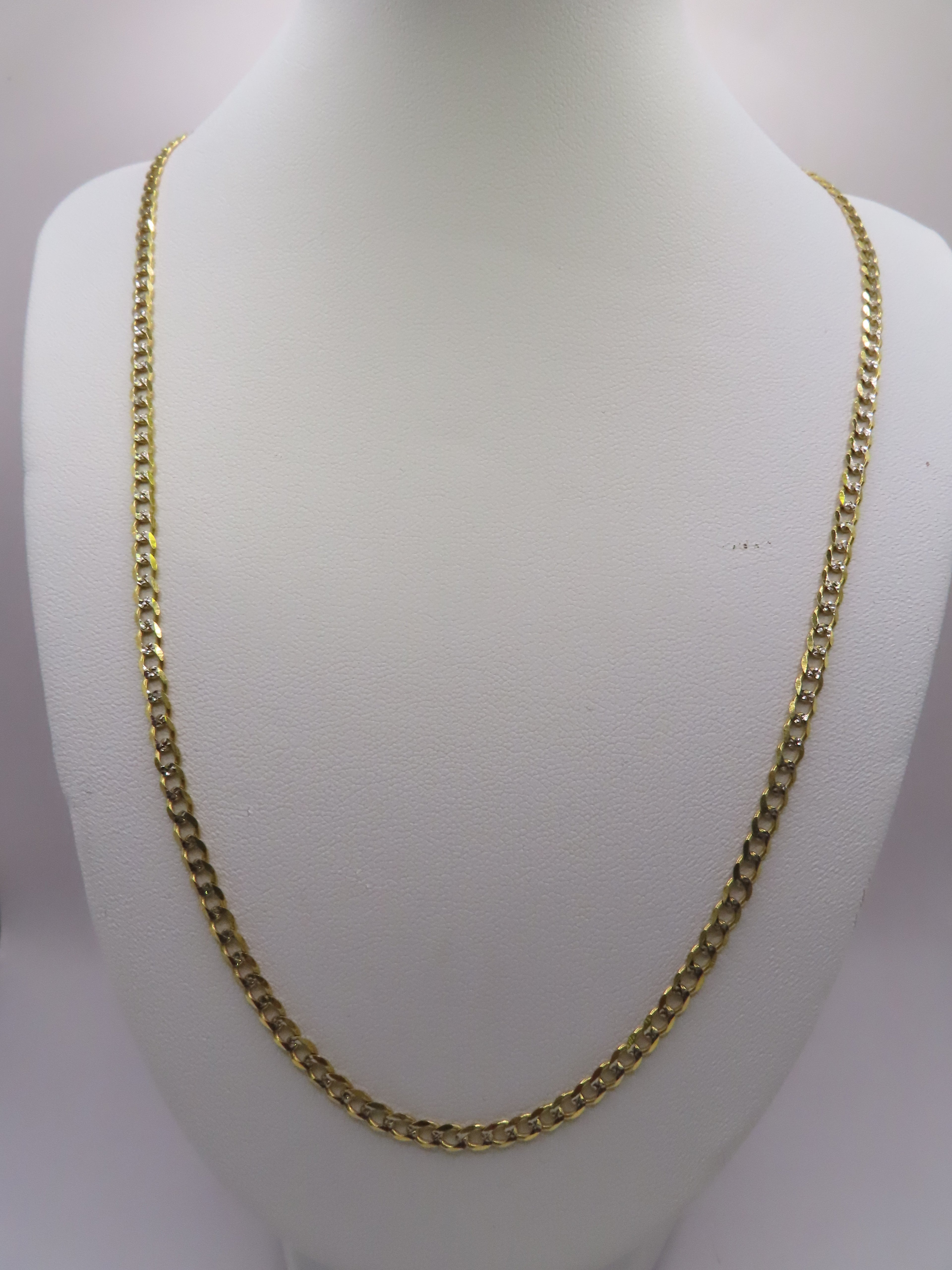 10k Diamond Cut Cuban Link 19.5in/4mm