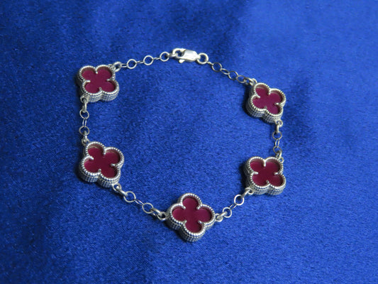 Clover bracelet 925 silver