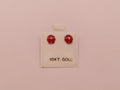 10k Gold ladybug earringsñ