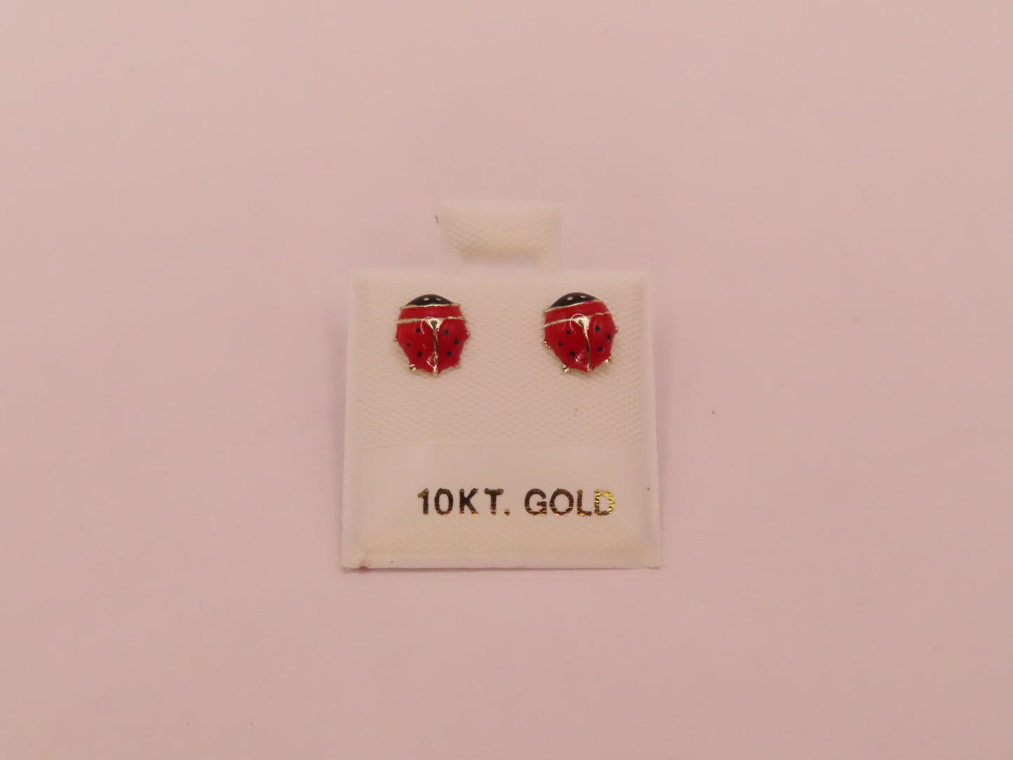 10k Gold ladybug earringsñ