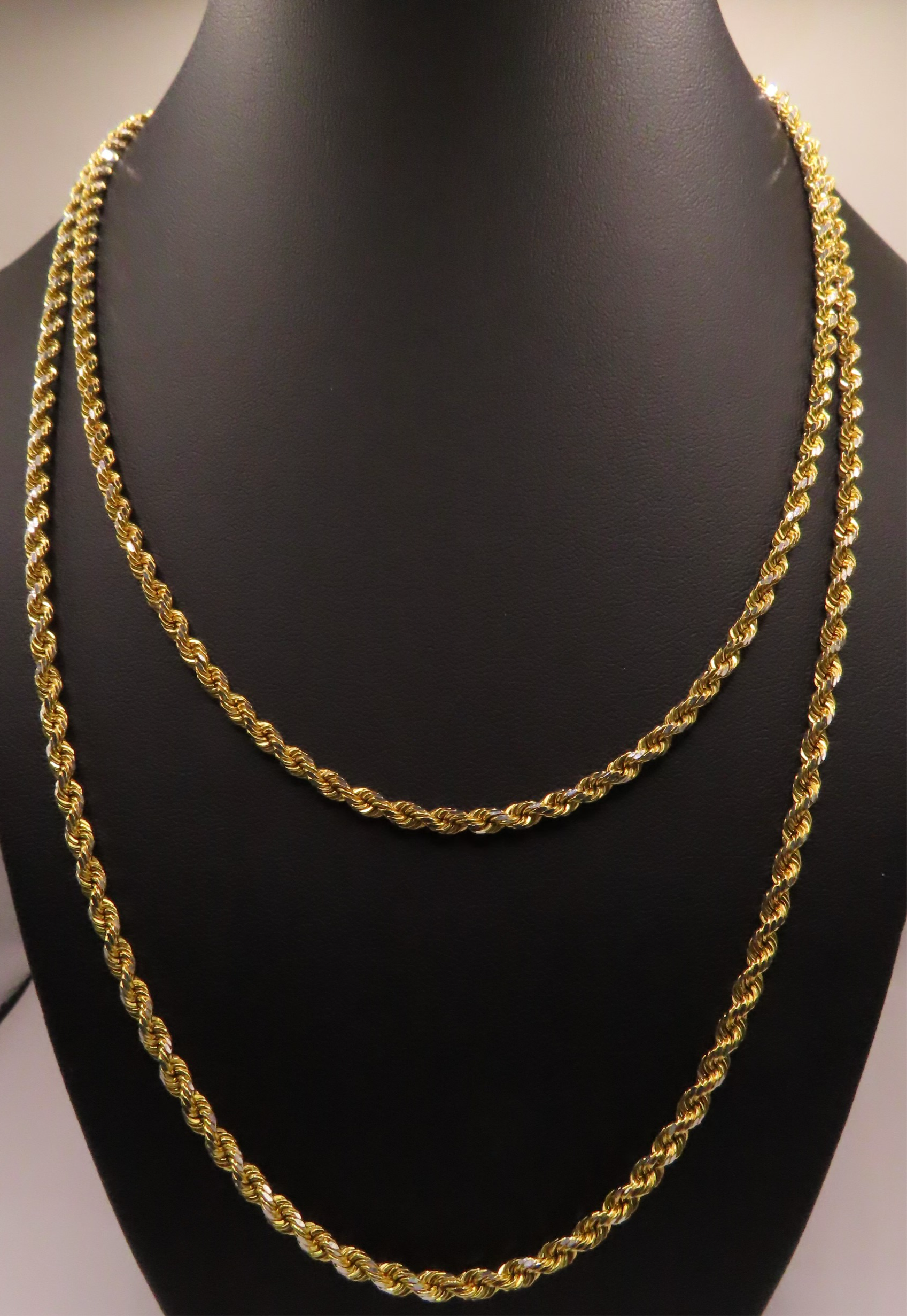 Semi hollow rope chain