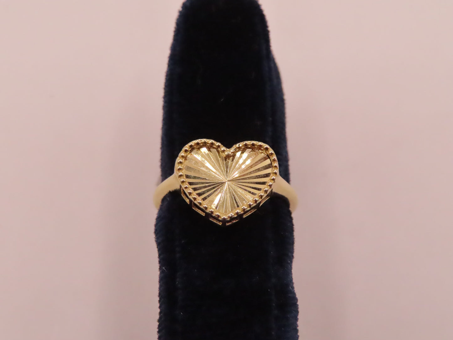 14k Gold Heart Ring size/8