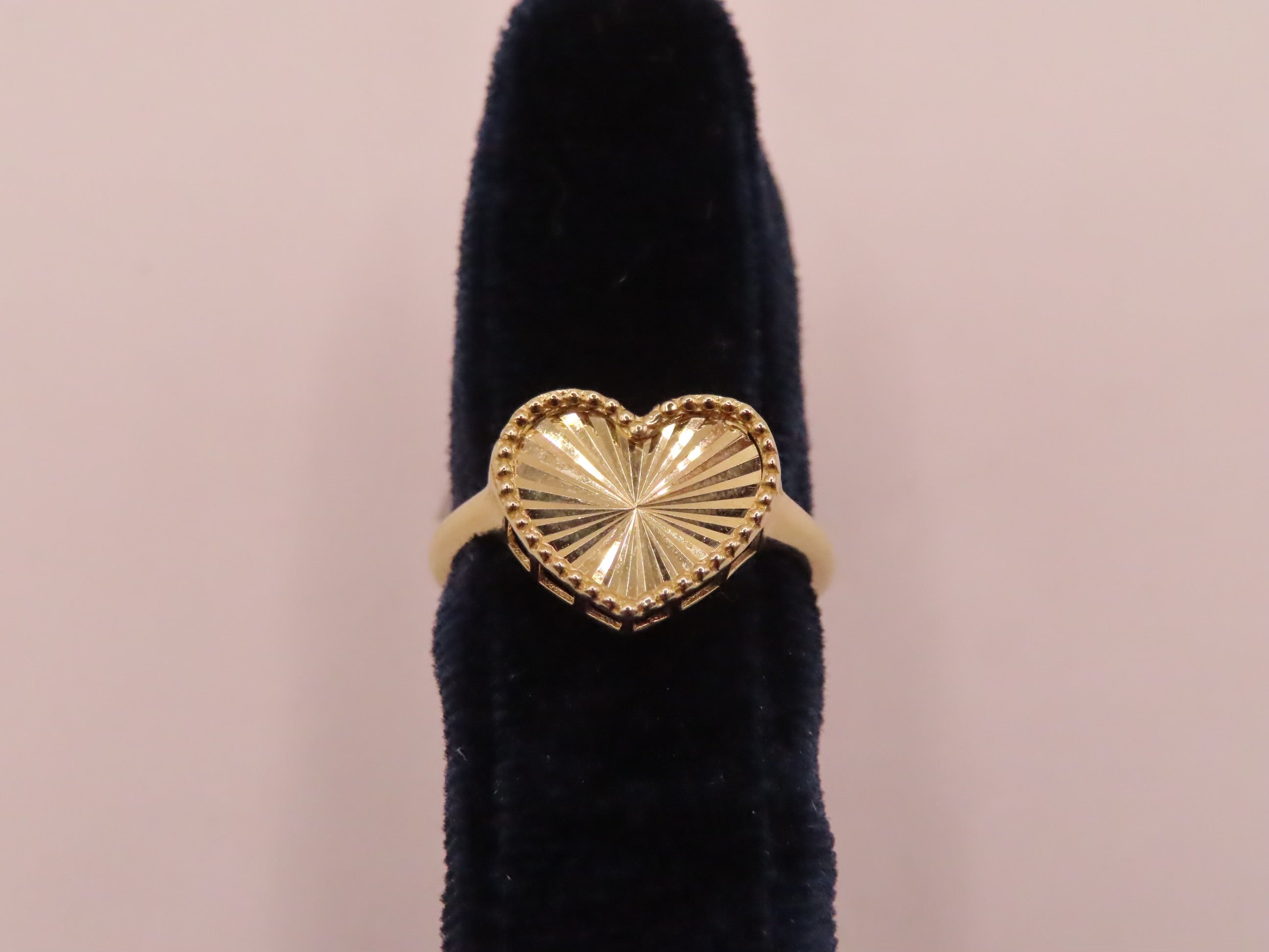 14k Gold Heart Ring size/8