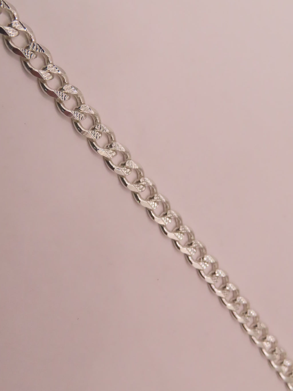 925 diamond cut Cuban chain 8in/8mm