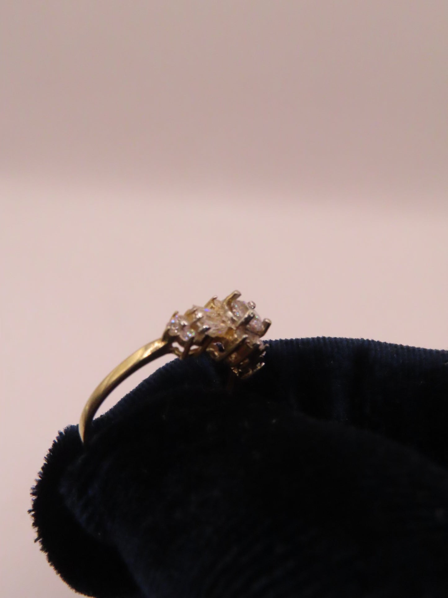 10k gold Princess ring