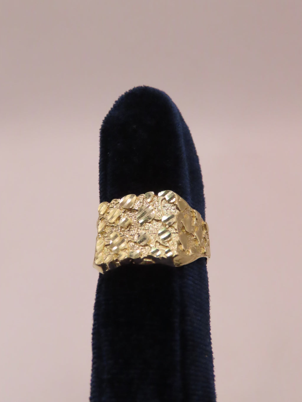14k Gold Nugget Ring