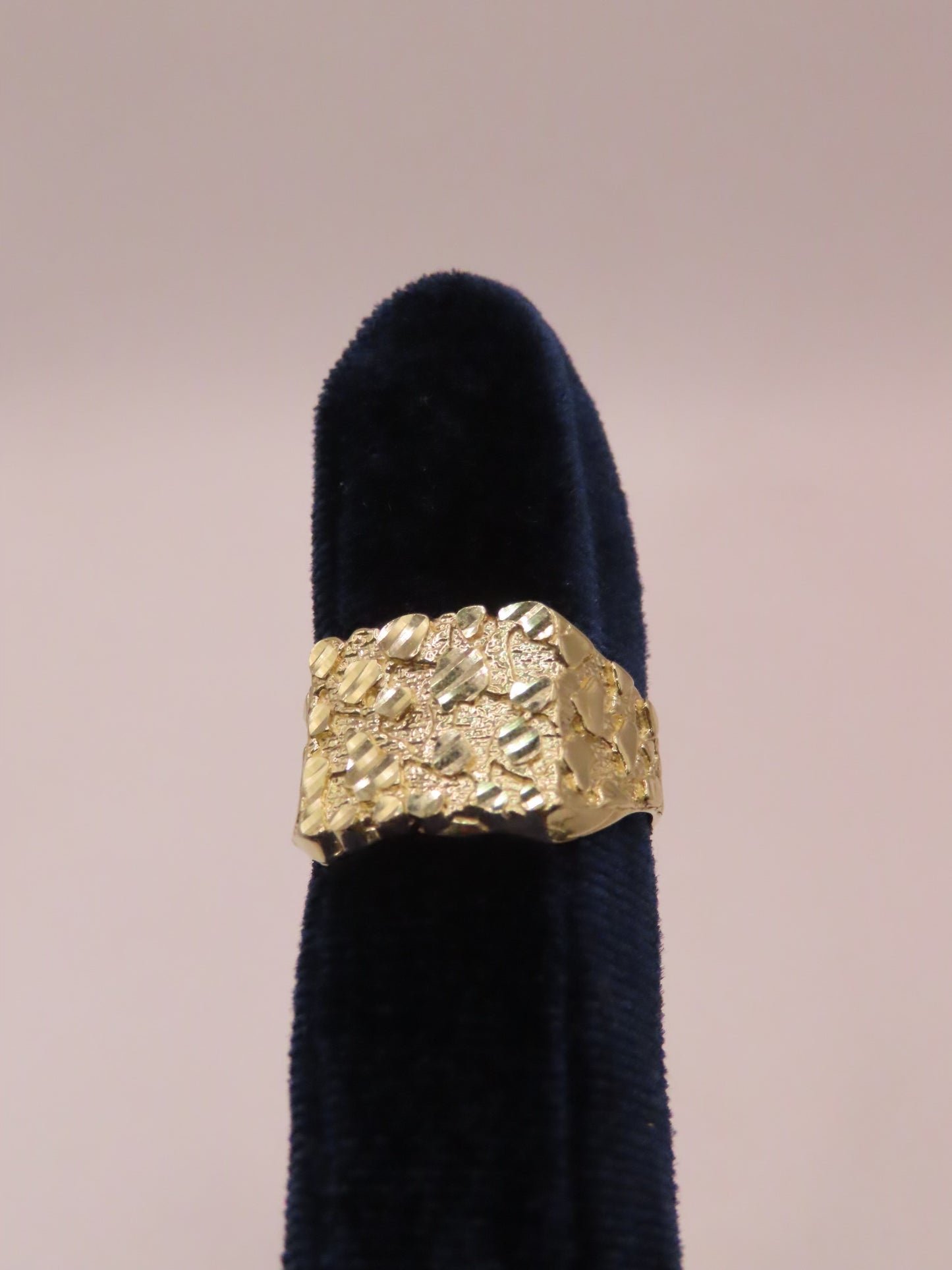 14k Gold Nugget Ring