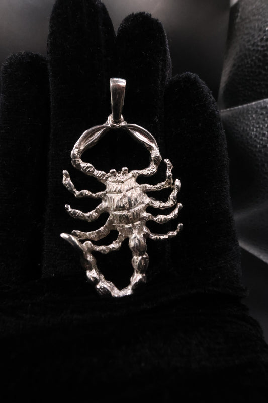 Big scorpio pendant 925 silver
