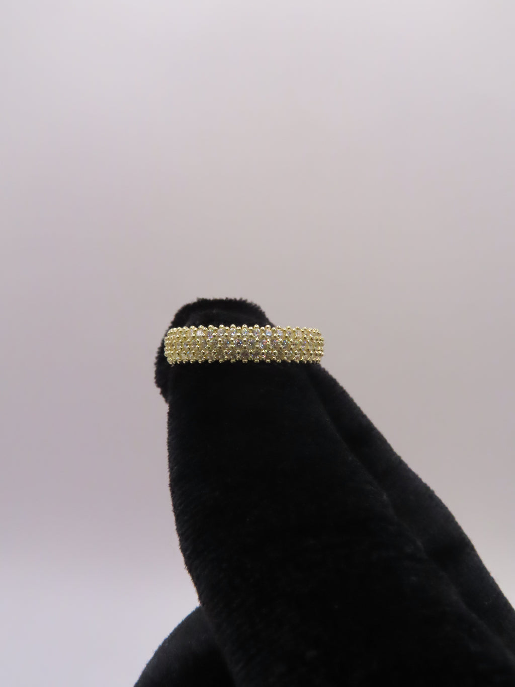 PAVE RING 10k gold