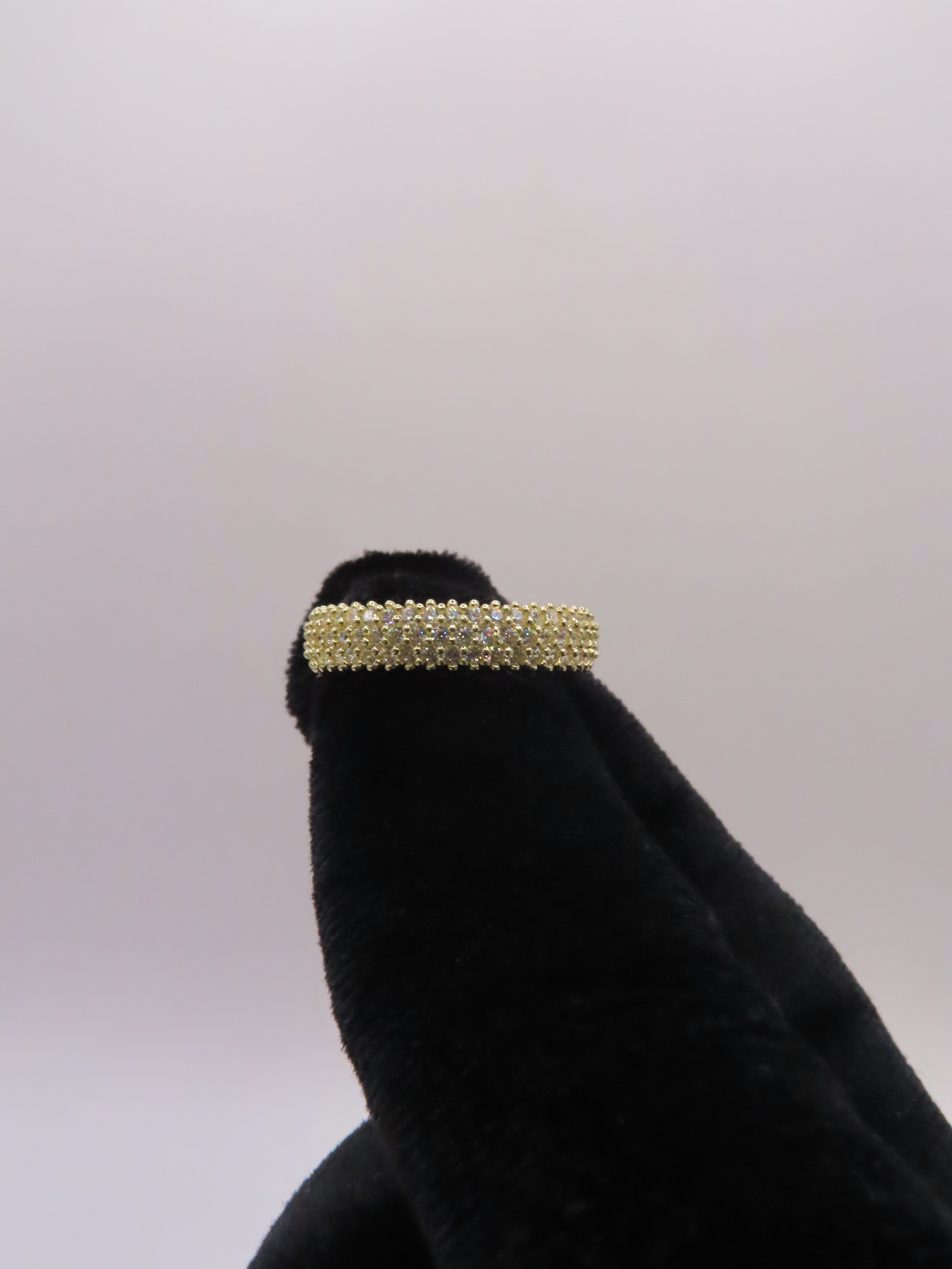 PAVE RING 10k gold