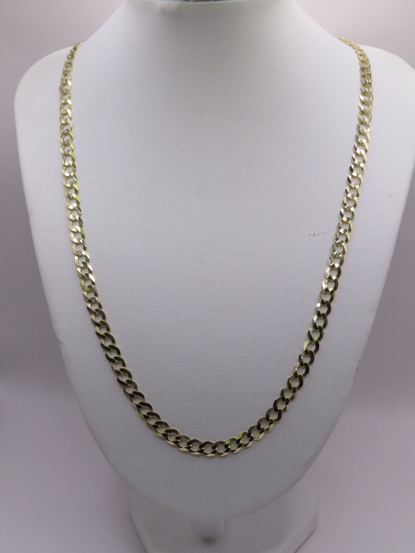 10k gold cuban link chain 24in/5mm (14.07)