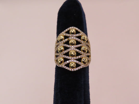 14k gold ring size/7 (4.13gr)