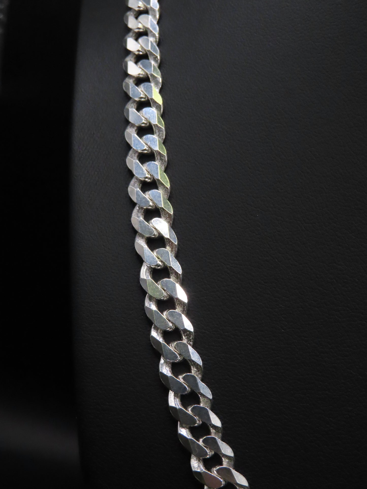 925 silver Cuban chain 25.5in/6mm (28.83g)